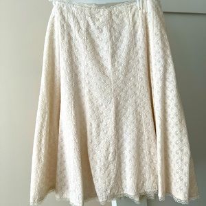 RW & Co cotton skirt with lining